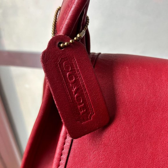 Red Ergo Flap Bag - Picture 4 of 6